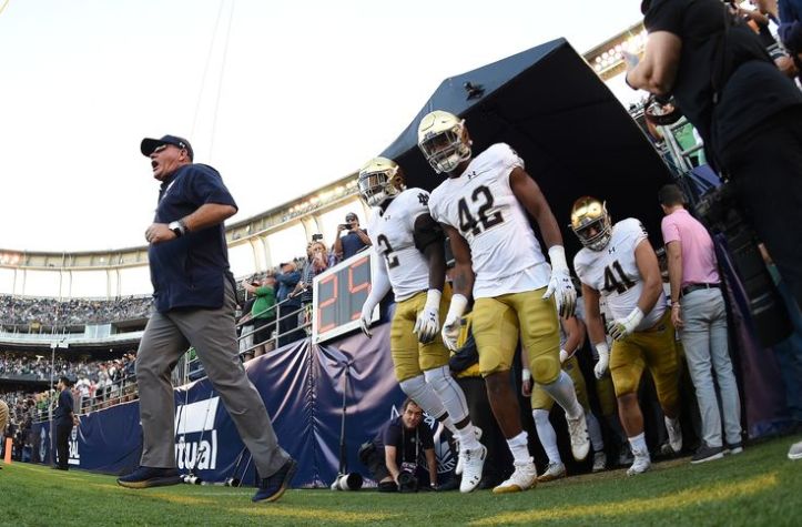 COLLEGE FOOTBALL: OCT 27 Navy v Notre Dame